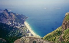 So Conrado Beach viewed from the top of Pedra da Gvea