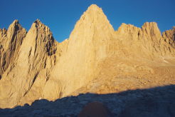 Mount Whitney in morning sun